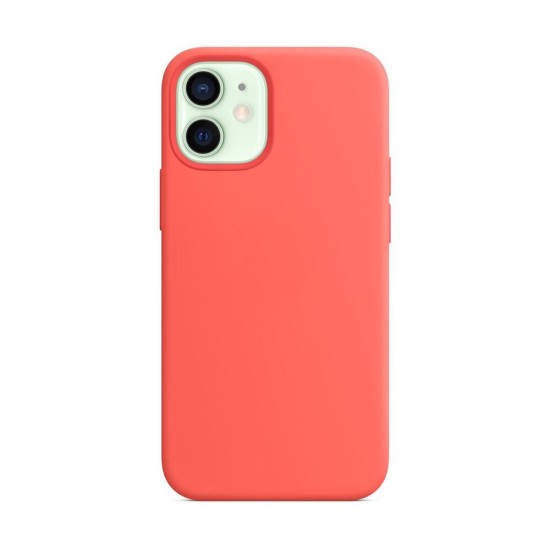 Husa compatibila cu Apple iPhone 12 Mini, SILKASE, magcase, culoare roz, liquid silicon (SILKASE, iPhone 12 Mini) by www.silkase.ro Husa compatibila cu Apple iPhone 12 Mini, SILKASE, magcase, culoare roz, liquid silicon (iPhone 12 Mini, H0084) by www.silkase.ro