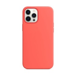 Husa compatibila cu Apple iPhone 12/12 Pro, SILKASE, magcase, culoare roz, liquid silicon Husa compatibila cu Apple iPhone 12/12 Pro, SILKASE, magcase, culoare roz, liquid silicon