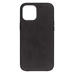 Husa compatibila cu Apple iPhone 12/12 Pro, SILKASE, piele naturala,magcase, culoare negru Husa compatibila cu Apple iPhone 12/12 Pro, SILKASE, piele naturala,magcase, culoare negru