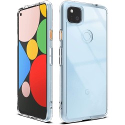 Husa SILKASE pentru Google Pixel 5a, culoare transparent, silicon Husa SILKASE pentru Google Pixel 5a, culoare transparent, silicon