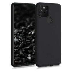 Husa SILKASE pentru Google Pixel 5, culoare negru, soft silicone