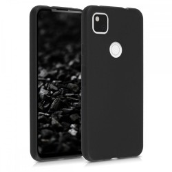 Husa SILKASE pentru Google Pixel 4a, culoare negru, soft silicone