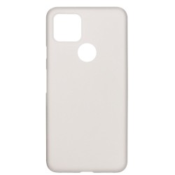 Husa 0.3mm SILKASE pentru Google Pixel 4a, subtire, culoare alb/transparent, plastic mat