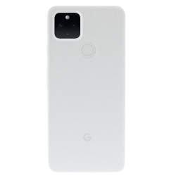 Husa 0.3mm SILKASE pentru Google Pixel 5, subtire, culoare alb/transparent, plastic mat