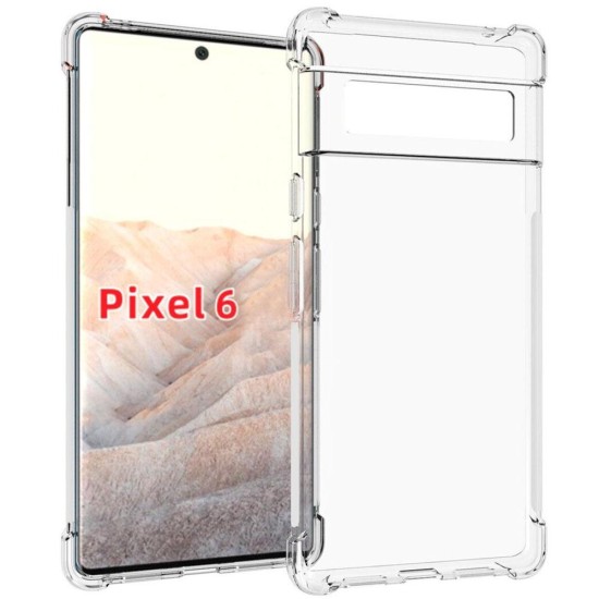Husa SILKASE pentru Google Pixel 6, culoare transparent, silicon (Telefoane Google, H0838) by www.silkase.ro