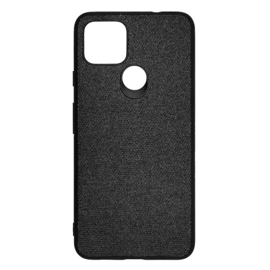 Husa SILKASE pentru Google Pixel 5, fabric, culoare negru (Telefoane Google, H0853) by www.silkase.ro