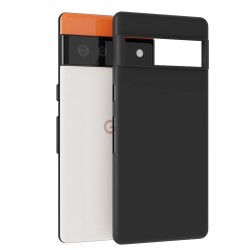 Husa 0.3mm SILKASE pentru Google Pixel 6, subtire, culoare negru, plastic mat