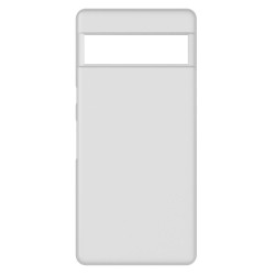 Husa 0.3mm SILKASE pentru Google Pixel 6 Pro, subtire, culoare alb/transparent, plastic mat