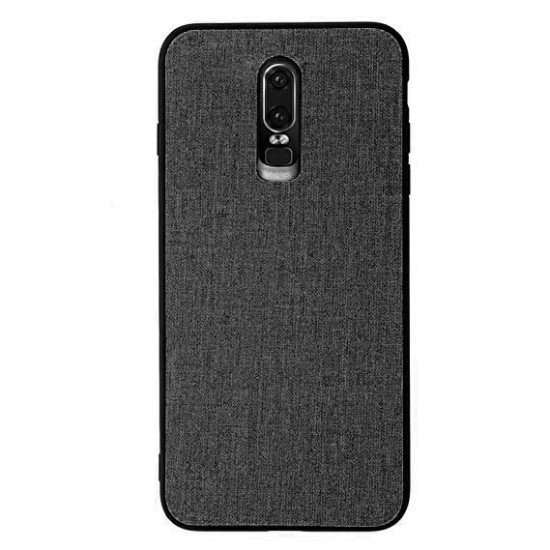 Husa OnePlus 6, Fabric, culoare negru (SILKASE, Telefoane OnePlus) by www.silkase.ro Husa OnePlus 6, Fabric, culoare negru (Telefoane OnePlus, H0302) by www.silkase.ro