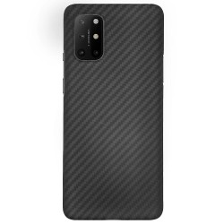 Husa fibra carbon SILKASE pentru OnePlus 8T, aramid kevlar, negru Husa fibra carbon SILKASE pentru OnePlus 8T, aramid kevlar, negru