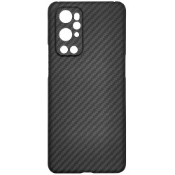 Husa fibra carbon SILKASE pentru OnePlus 9 Pro, aramid kevlar, negru Husa fibra carbon SILKASE pentru OnePlus 9 Pro, aramid kevlar, negru