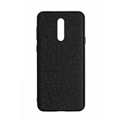 Husa OnePlus 7 PRO, Fabric, culoare negru Husa OnePlus 7 PRO, Fabric, culoare negru