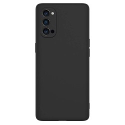 Husa compatibila cu Oppo Reno 4 Pro 5G, SILKASE, culoare negru, soft silicone Husa compatibila cu Oppo Reno 4 Pro 5G, SILKASE, culoare negru, soft silicone