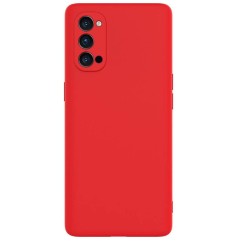Husa compatibila cu Oppo Reno 4 Pro 5G, SILKASE, culoare rosu, soft silicone Husa compatibila cu Oppo Reno 4 Pro 5G, SILKASE, culoare rosu, soft silicone