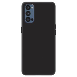 Husa SILKASE pentru Oppo Reno 4 4G, soft silicon, negru Husa SILKASE pentru Oppo Reno 4 4G, soft silicon, negru