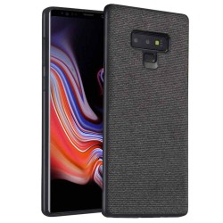 Husa textila Samsung Note 9, Fabric, culoare negru