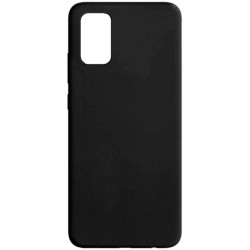Husa compatibila cu Samsung A02s, SILKASE, culoare negru, soft silicon