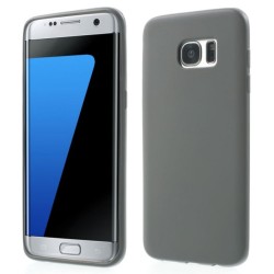 Husa compatibila cu Samsung S7 Edge , SILKASE, culoare gri, soft silicone Husa compatibila cu Samsung S7 Edge , SILKASE, culoare gri, soft silicone