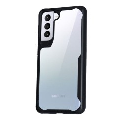 Husa compatibila cu Samsung Galaxy S21, AntiGravity, SILKASE, culoare transparent / negru Husa compatibila cu Samsung Galaxy S21, AntiGravity, SILKASE, culoare transparent / negru
