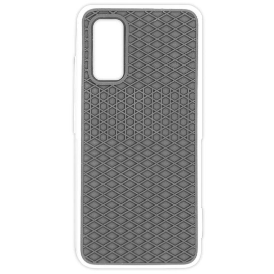Husa waffle SILKASE pentru Samsung S20, cauciuc, culoare alb/negru (SILKASE, Telefoane Samsung) by www.silkase.ro Husa waffle SILKASE pentru Samsung S20, cauciuc, culoare alb/negru (Telefoane Samsung, H0620) by www.silkase.ro