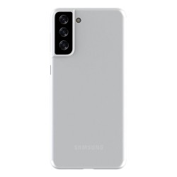 Husa 0.3mm SILKASE pentru Samsung S21, subtire, culoare alb/transparent, plastic mat Husa 0.3mm SILKASE pentru Samsung S21, subtire, culoare alb/transparent, plastic mat