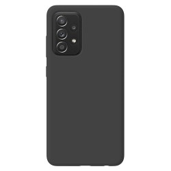 Husa SILKASE pentru Samsung A52/A52 5G, culoare negru, silicon Husa SILKASE pentru Samsung A52/A52 5G, culoare negru, silicon
