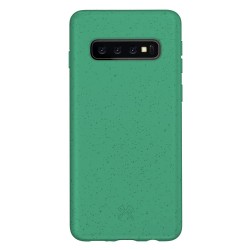 Husa Bio SILKASE pentru Samsung S10, biodegradabila, culoare Verde menta, plastic cauciucat