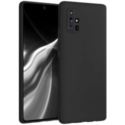 Husa SILKASE pentru Samsung A71 5G, culoare negru, silicon Husa SILKASE pentru Samsung A71 5G, culoare negru, silicon