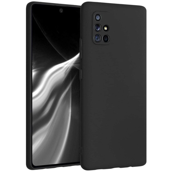 Husa SILKASE pentru Samsung A71 5G, culoare negru, silicon (Telefoane Samsung, H0834) by www.silkase.ro