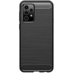 Husa SILKASE pentru Samsung A52/ A52 5G, SILKASE, culoare carbon negru Husa SILKASE pentru Samsung A52/ A52 5G, SILKASE, culoare carbon negru