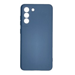 Husa SILKASE pentru Samsung S21 FE,soft silicon, albastru Husa SILKASE pentru Samsung S21 FE,soft silicon, albastru