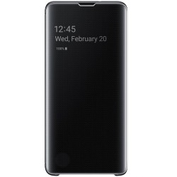 Husa flip Samsung Galaxy S20 Ultra, SILKASE, culoare negru, clear view Husa flip Samsung Galaxy S20 Ultra, SILKASE, culoare negru, clear view