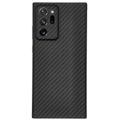 Husa fibra carbon SILKASE pentru Samsung Note 20 Ultra, aramid kevlar, negru Husa fibra carbon SILKASE pentru Samsung Note 20 Ultra, aramid kevlar, negru