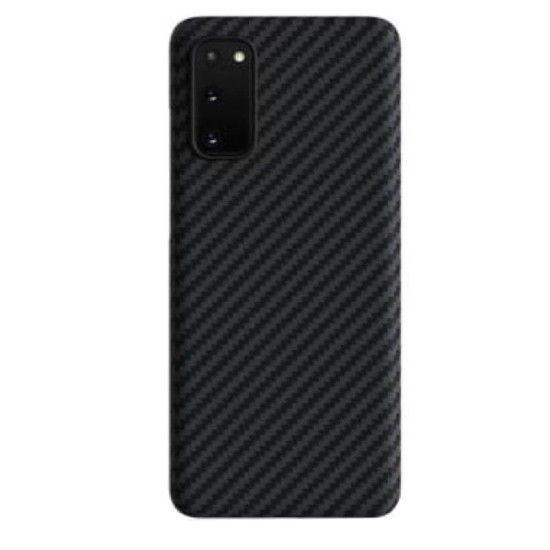 Husa fibra carbon SILKASE pentru Samsung S20 FE, aramid kevlar, negru (SILKASE, Telefoane Samsung) by www.silkase.ro Husa fibra carbon SILKASE pentru Samsung S20 FE, aramid kevlar, negru (Telefoane Samsung, H1015) by www.silkase.ro