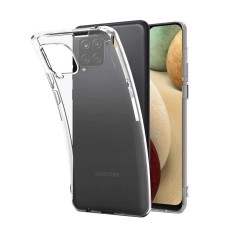 Husa compatibila cu Samsung A12, SILKASE, culoare transparent, silicon