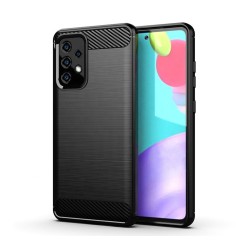 Husa compatibila cu Samsung A32, SILKASE, culoare carbon negru Husa compatibila cu Samsung A32, SILKASE, culoare carbon negru