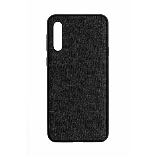 Husa Samsung A50, Fabric, culoare negru (Telefoane Samsung, H0360) by www.silkase.ro