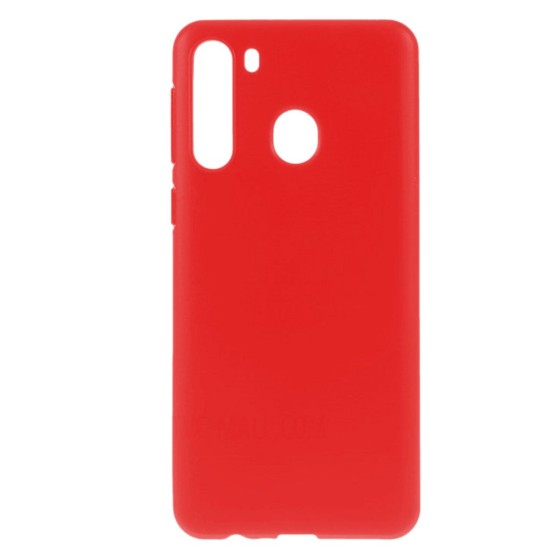 Husa Samsung Galaxy A21, SILKASE, culoare rosu, silicon (SILKASE, Telefoane Samsung) by www.silkase.ro Husa Samsung Galaxy A21, SILKASE, culoare rosu, silicon (Telefoane Samsung, H0376) by www.silkase.ro