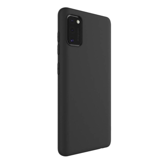Husa Samsung Galaxy A41, SILKASE, culoare negru, silicon (Telefoane Samsung, H0377) by www.silkase.ro