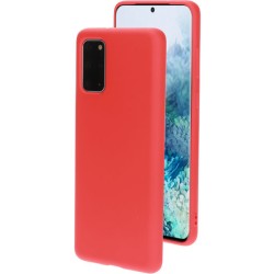 Husa Samsung Galaxy A41, SILKASE, culoare rosu, silicon