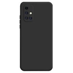 Husa Samsung Galaxy A51, SILKASE, culoare negru, silicon Husa Samsung Galaxy A51, SILKASE, culoare negru, silicon