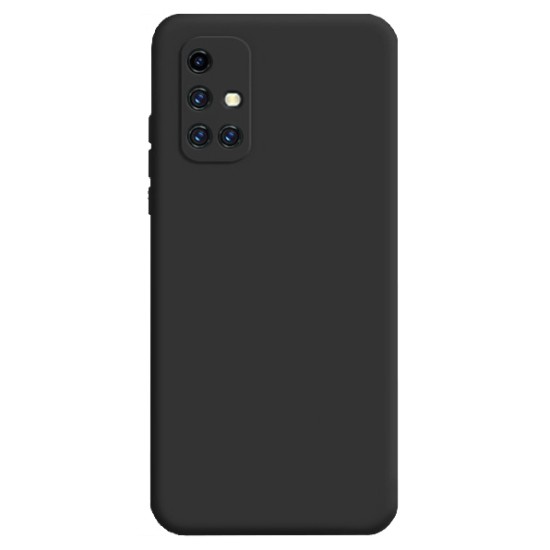 Husa Samsung Galaxy A51, SILKASE, culoare negru, silicon (Telefoane Samsung, H0380) by www.silkase.ro