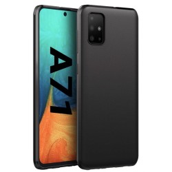 Husa pentru Samsung Galaxy A71, SILKASE, culoare negru, liquid silicone Husa pentru Samsung Galaxy A71, SILKASE, culoare negru, liquid silicone