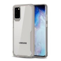 Husa Samsung Galaxy S20 Plus, Focus Case, culoare gri, silicon