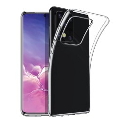 Husa compatibila cu Samsung Galaxy S20 Ultra, SILKASE, culoare transparent, silicon Husa compatibila cu Samsung Galaxy S20 Ultra, SILKASE, culoare transparent, silicon