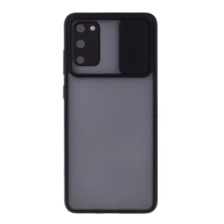 Husa pentru Samsung Galaxy S20, SILKASE, camera privacy protection, plastic, transparent mat Husa pentru Samsung Galaxy S20, SILKASE, camera privacy protection, plastic, transparent mat
