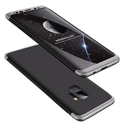Husa Samsung Galaxy S9, GKK, culoare negru/argintiu, 360