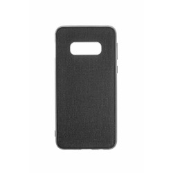 Husa Samsung S10e, Fabric, Negru, Textil