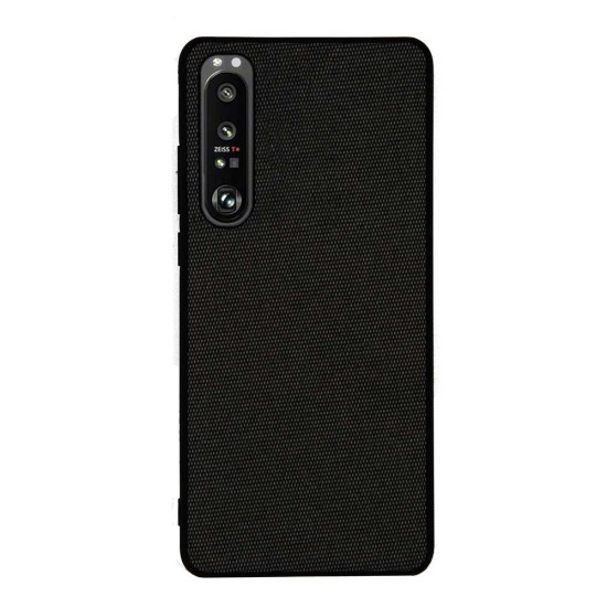 Husa compatibila cu Sony Xperia 1 III, Fabric,SILKASE, culoare negru (SILKASE, Xperia 1 III) by www.silkase.ro Husa compatibila cu Sony Xperia 1 III, Fabric,SILKASE, culoare negru (Xperia 1 III, H0566) by www.silkase.ro