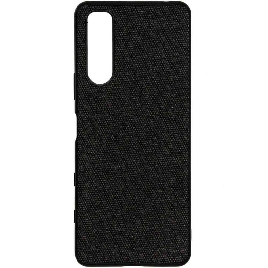 Husa SILKASE pentru Sony Xperia 5 III, fabric, culoare negru (SILKASE, Xperia 5 III) by www.silkase.ro Husa SILKASE pentru Sony Xperia 5 III, fabric, culoare negru (Xperia 5 III, H0855) by www.silkase.ro